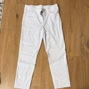 89th & Madison White Ankle Pants